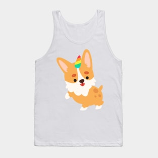 Happy Corgi Tank Top